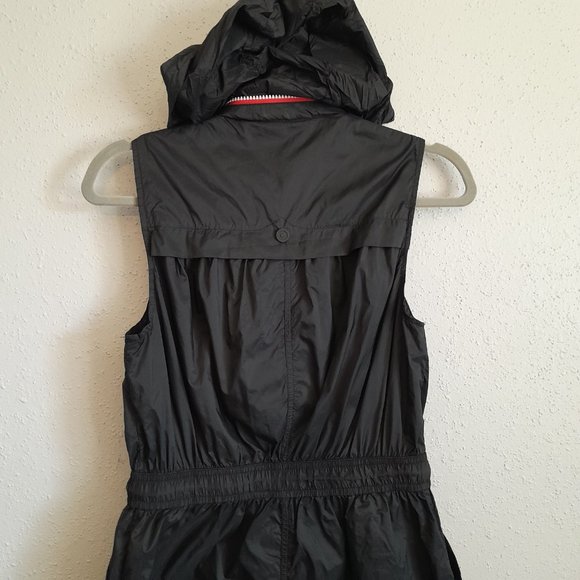 HUNTER for Target Black Sporty Windbreaker Sleeveless Dress Full Zip Front XS - Picture 11 of 16